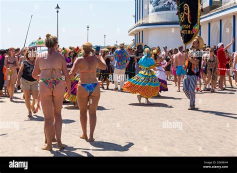 Women In Bikinis Walking On Beach Hi Res Stock Photography And Images