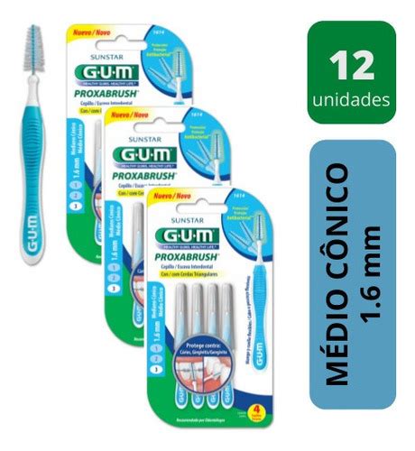 Kit Escova Interdental Grossa Gum 12 Unidades MercadoLivre