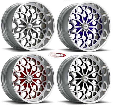 18 PRO WHEELS RIMS SNOWFLAKE ROSE GOLD YEAR FORGED BILLET ALUMINUM ONE