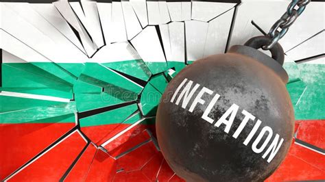 Inflation And Bulgaria Destruction Of The Country Stock Photo Image