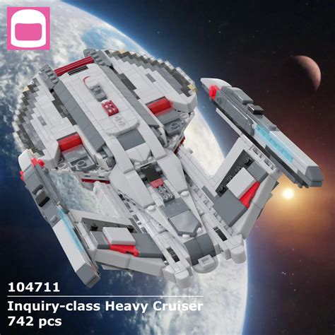 Lego Inquiry Class Heavy Cruiser Instructions Lilium Brick Yards