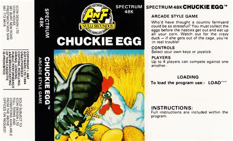 Chuckie Egg At Spectrum Computing Sinclair ZX Spectrum Games