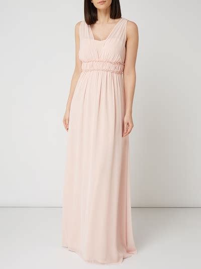 Jake S Cocktail Abendkleid Aus Chiffon Altrosa Online Kaufen