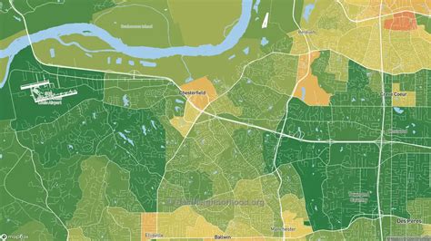 The Best Neighborhoods in Chesterfield, MO by Home Value | BestNeighborhood.org