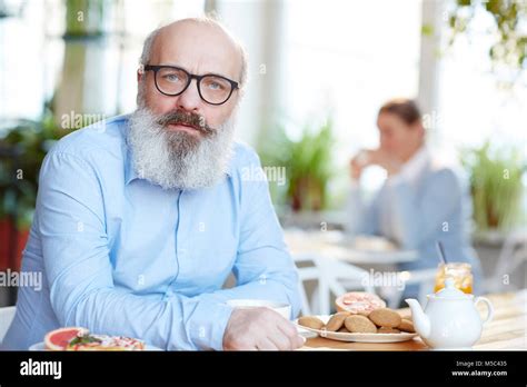 Mature Bearded Man Stock Photo Alamy