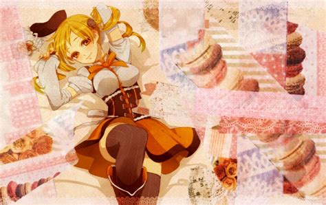 Tomoe Mami Mahou Shoujo Madoka Magica And 1 More Drawn By Sanagi