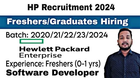 Hp Off Campus Drive Hp Freshers Recruitment Drive Direct Mail