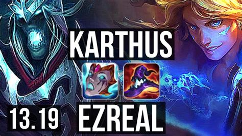 Karthus Senna Vs Ezreal Sona Adc Quadra Games Legendary