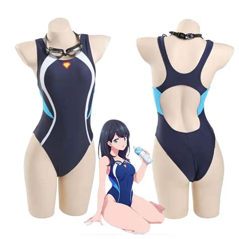 Sexy Women Cosplay Costume Swimwear Anime Ssss Gridman Takarada Rikka