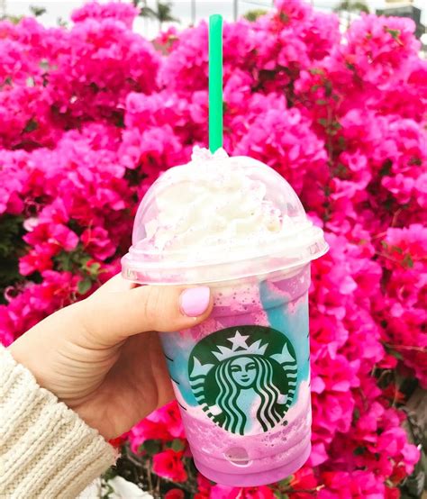 The Unicorn Frappuccino Is Starbuckss Prettiest Drink Ever Teen Vogue