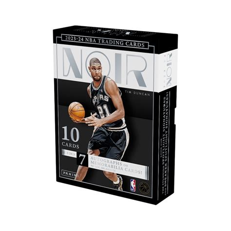 2023 24 Panini Noir Basketball Checklist Set Details Boxes Date