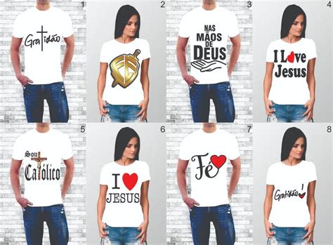 Camisa Personalizada Unissex Poliester Tema Religioso PontoNet Desapega