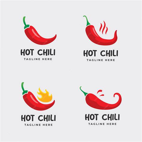 Premium Vector Spicy Chili Logo Symbol Vector Hot Chili Red Pepper Logo Template