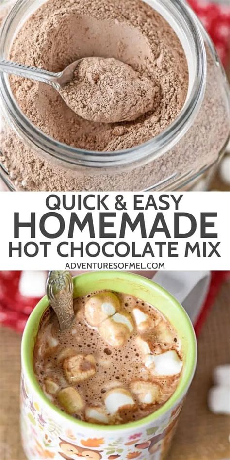 Homemade Hot Chocolate Mix T Artofit