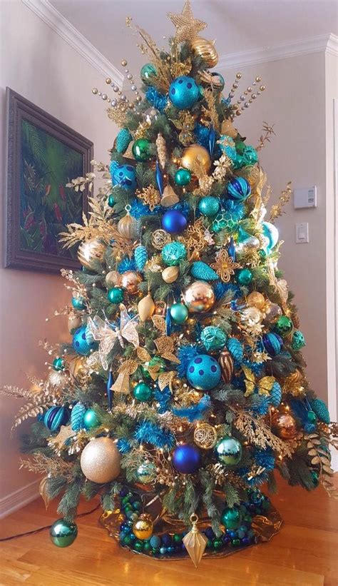 Blue And Gold Christmas Tree 🎅 🎄 🌟 R Christmasdecorating