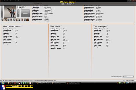 Tf2 Stats Parser Team Fortress 2 Modding Tools