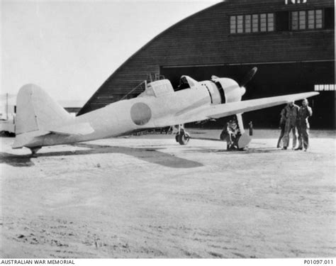 A Mitsubishi A6m3 Navy Type O Model 32 Fighter Aircraft Rebuilt By The Technical Air