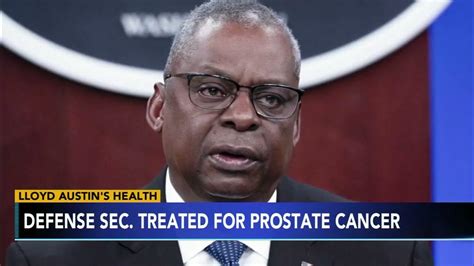 Defense Sec Lloyd Treated For Early Prostate Cancer Serious Intestinal Complications Walter