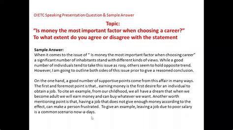 OIETC ELLTTop 6 Questions For OIETC Speaking Presentation YouTube