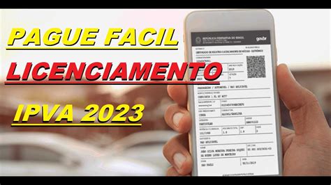 COMO PAGAR O LICENCIAMENTO IPVA 2023 MG RJ ES YouTube