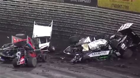 Sprint Car 2022 Biggest Crashes Compilation YouTube