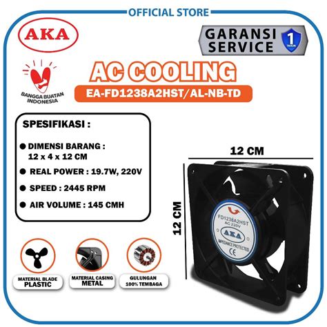 Jual Cooling Fan Panel Kotak Cm Sleeve Bearing Kipas Angin Partisi