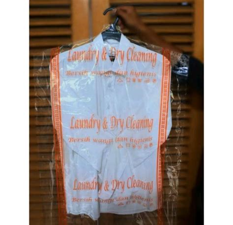 Plastik Sablon Jas Gamis Laundry Plastik Satuan Sablon Laundry