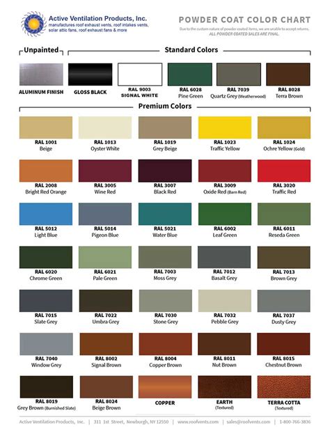 RAL Color Chart RAL Colour Chart Ral Color Chart, Paint, 41% OFF