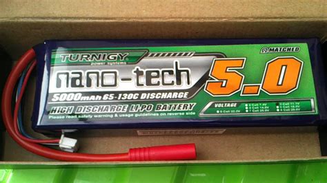 Turnigy Nano Tech Lipo Pack Youtube