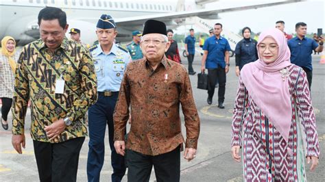 Wapres Ma Ruf Amin Kunker Di Kota Semarang Pj Gubernur Jateng Ikut