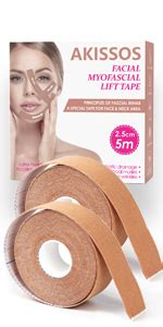 Akissos Facial Myofascial Lift Tape Face Lift Tape Anti Wrinkle Patches