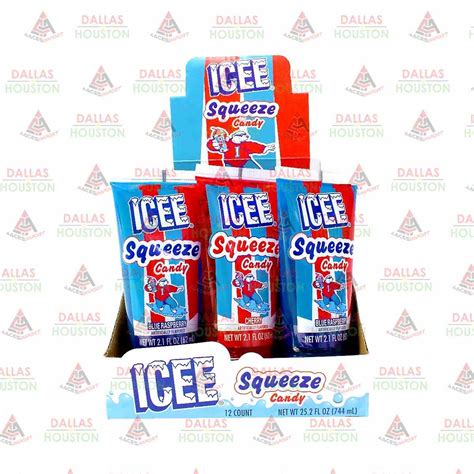 Icee Slush Squeeze Candy 12pc 4 Aces Import