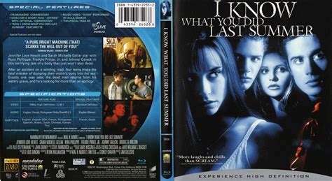 Jaquette Dvd De I Know What You Did Last Summer Blu Ray Zone 1 Cinéma Passion