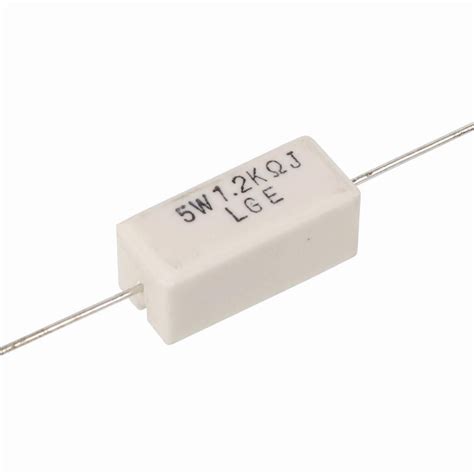 10 Peças Resistor De Porcelana Sqp 5w Ac05 5 1 5k 1k5 Shopee Brasil