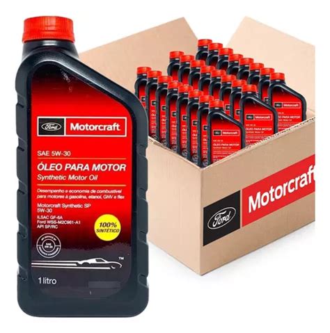 Combo Óleo 24 Litros 5w30 Ford Motorcraft Api Sp Sintetico