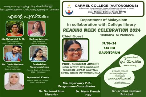 Carmel College Mala Best Degree And Diploma Courses In Thrissur 2024