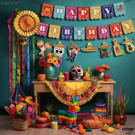 Fiesta Happy Birthday Banner 15 Feet 3 String Cinco