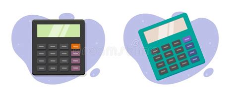 Calculator Icon Vector For Big Maths Calculation Accounting Flat