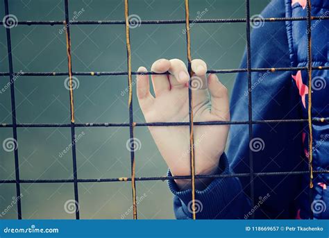 Abandoned Child Children Without Parents Stock Image Image Of Fence