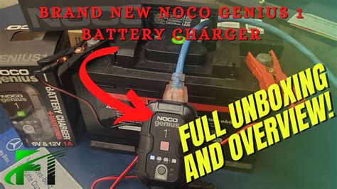 New Noco Genius Battery Charger Full Unboxing Setup Review