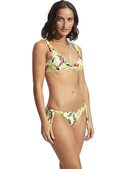 Seafolly Rococo Rose Ruched Side Retro Bikini Bottom 6pm