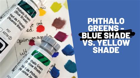 Phthalo Green Acrylic Paint Compared Youtube