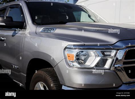 Minsk Belarus May 17 2024 Luxury Dodge Ram 1500 Hemi American