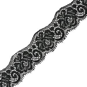 Amazon Trims By The Yard Samantha 1 1 2 Stretch Raschel Lace