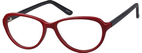 Red Oval Glasses 4410618 Zenni Optical Eyeglasses Eyeglasses