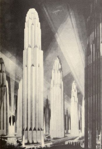 Visual Arts Commentary Hugh Ferriss Architectural Delineator Of The