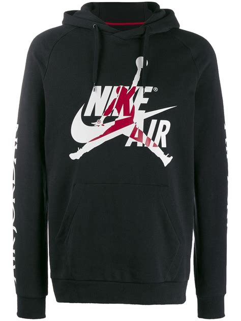 Nike Air Jordan Hoodie In Black For Men Lyst Uk