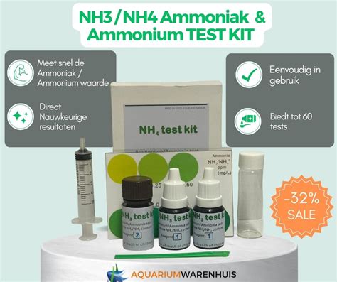 AquaCheck NH4 NH3 Test Ammoniak Ammonium