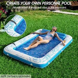 Inflatable Tanning Pool Lounger Float Jasonwell In Sun Tan Tub