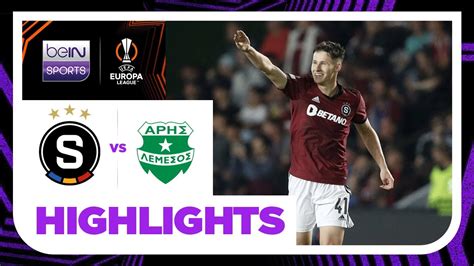 Sparta Prague V Aris Limassol Europa League Match Highlights Youtube